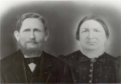 Conrad Jacob Schmidt (1841-1891) and his wife, Martha Elisabeth (Lindemann) Schmidt (1837-1923). Photo courtesy of Linda Swalin.